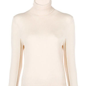 Chloé Turtleneck Sweater Pullover Buttercream S ❤